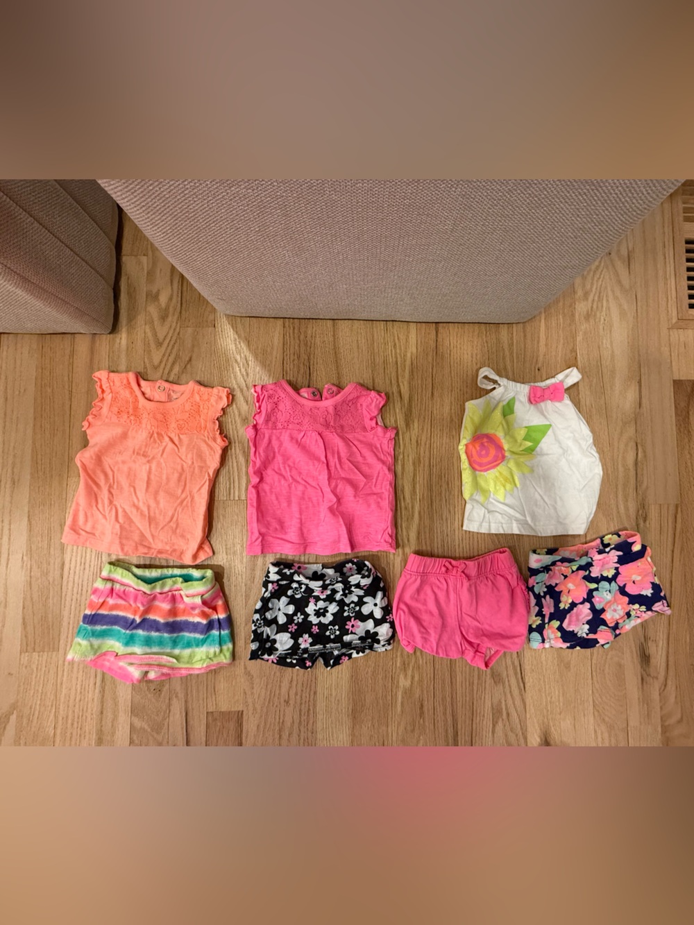 Jumping Beans mix and match Tank Tops and Skorts sets